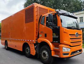 應急發電車為某公司年會供電